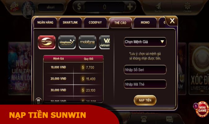 Game Sâm Lốc đặc sắc và thú vị tại Sunwin